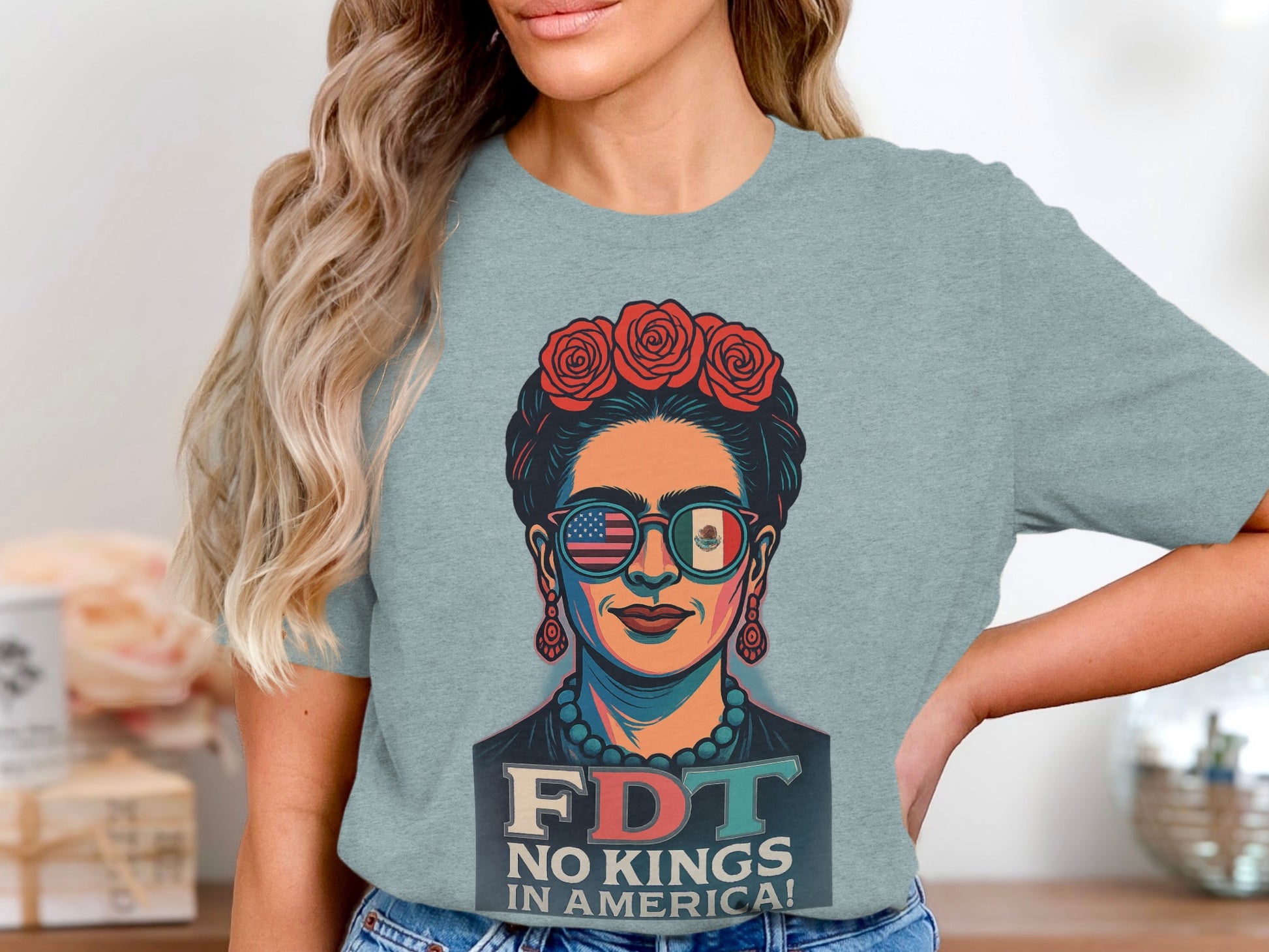 FDT No Kings In America Graphic Tee Shirt product