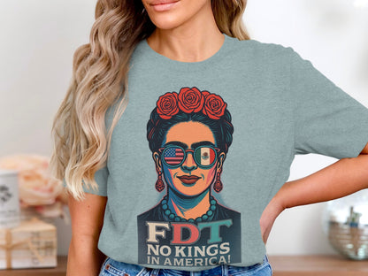 FDT No Kings In America Graphic Tee Shirt product