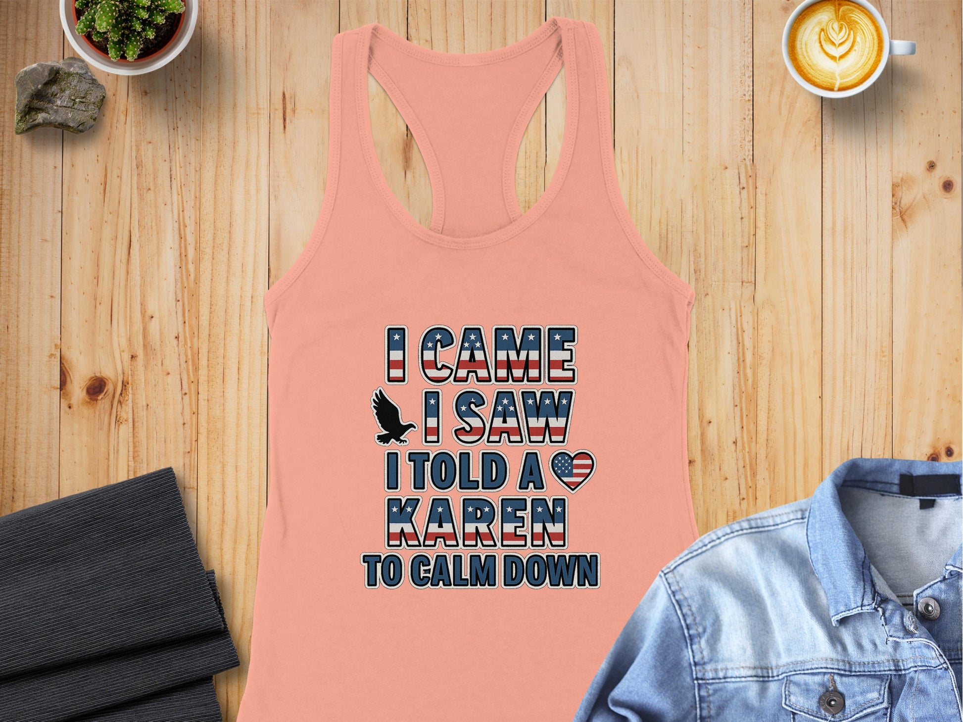 I Came I Saw I Told A Karen To Calm Down Tank Top product type