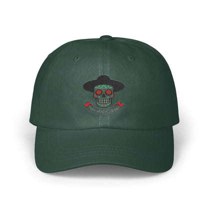 Mexican Skull Design Green Baseball Cap product