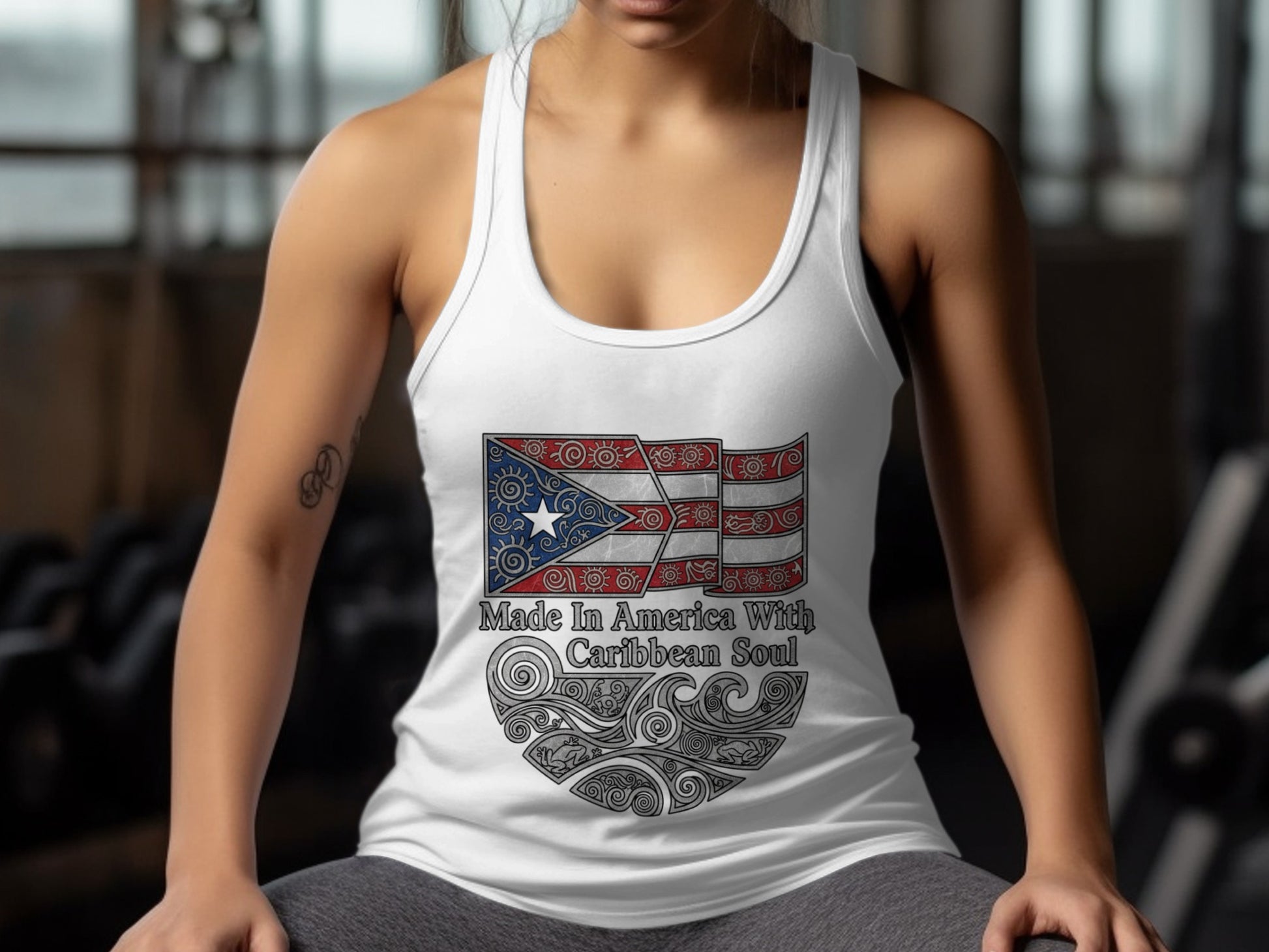 Made In America With Caribbean Soul tank top
