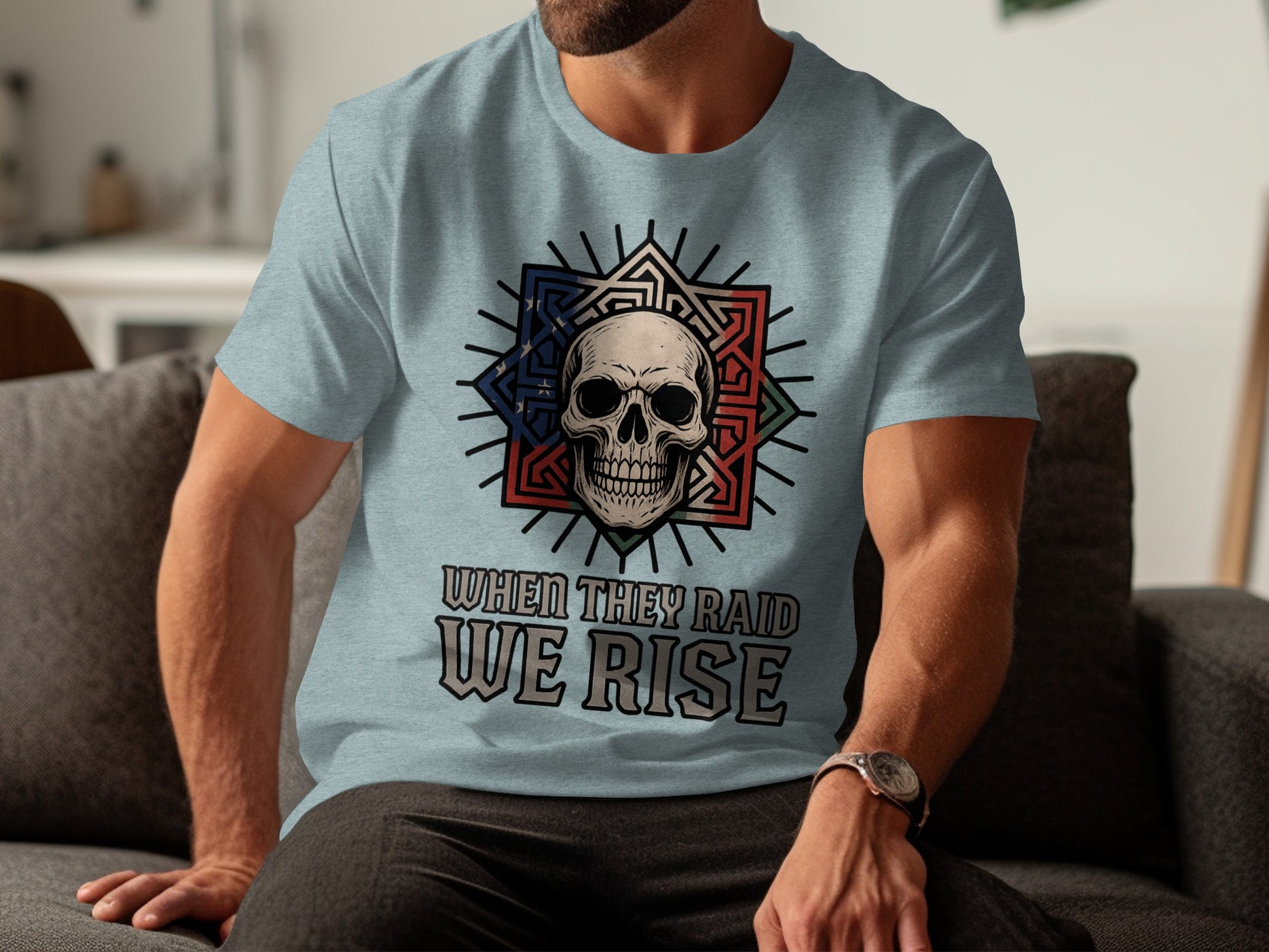 When They Raid We Rise Graphic T-Shirt
