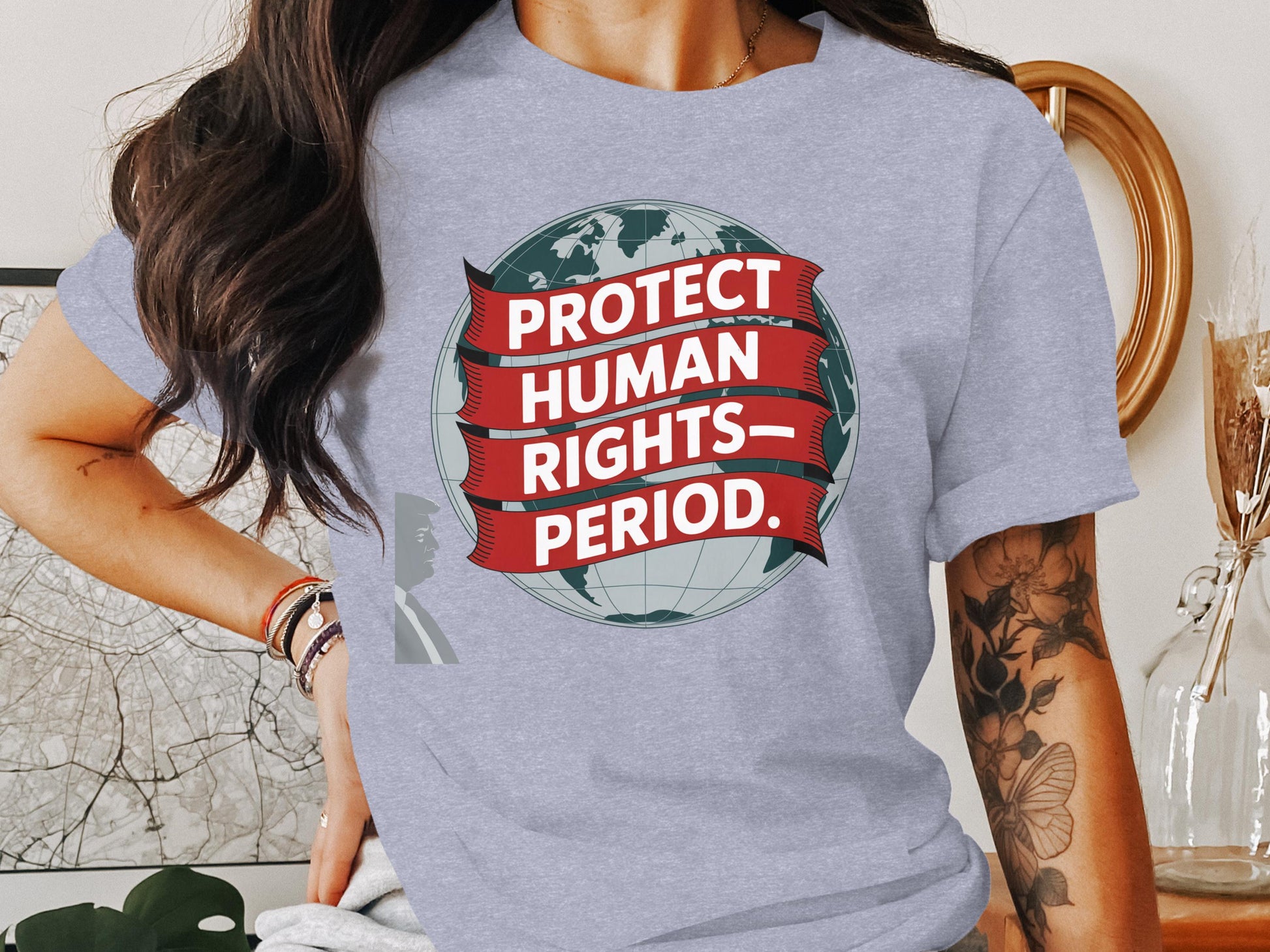 Protect Human Rights Period Slogan T-Shirt product type