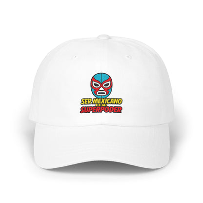 Ser Mexicano Es Mi Superpoder Luchador Mask Artwork hat embroidery