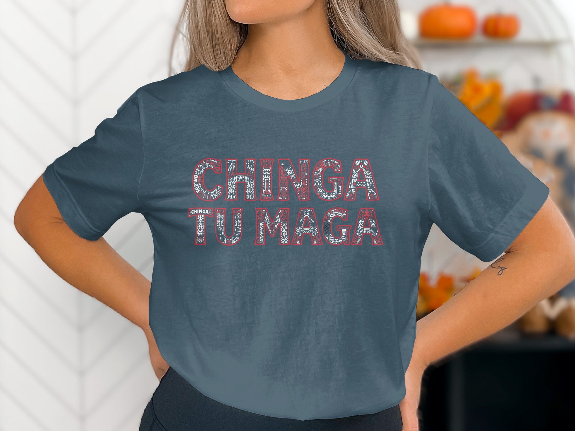 Chinga Tu Maga Graphic Tee for Casual Fashion