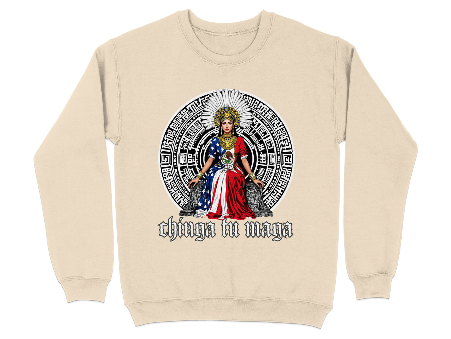 Chinga in Maga Stylish Graphic Print Sweatshirt