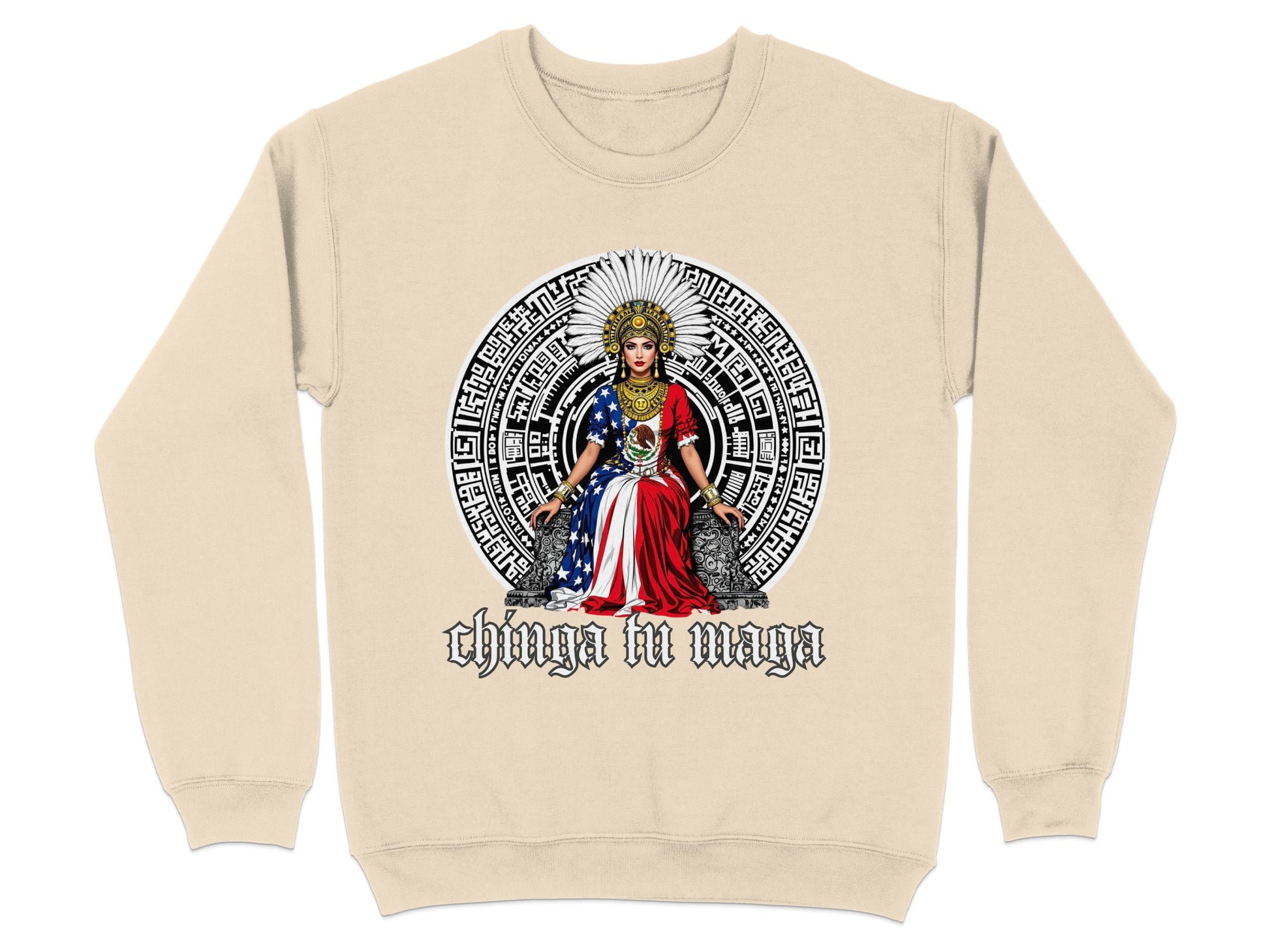 Chinga in Maga Stylish Graphic Print Sweatshirt