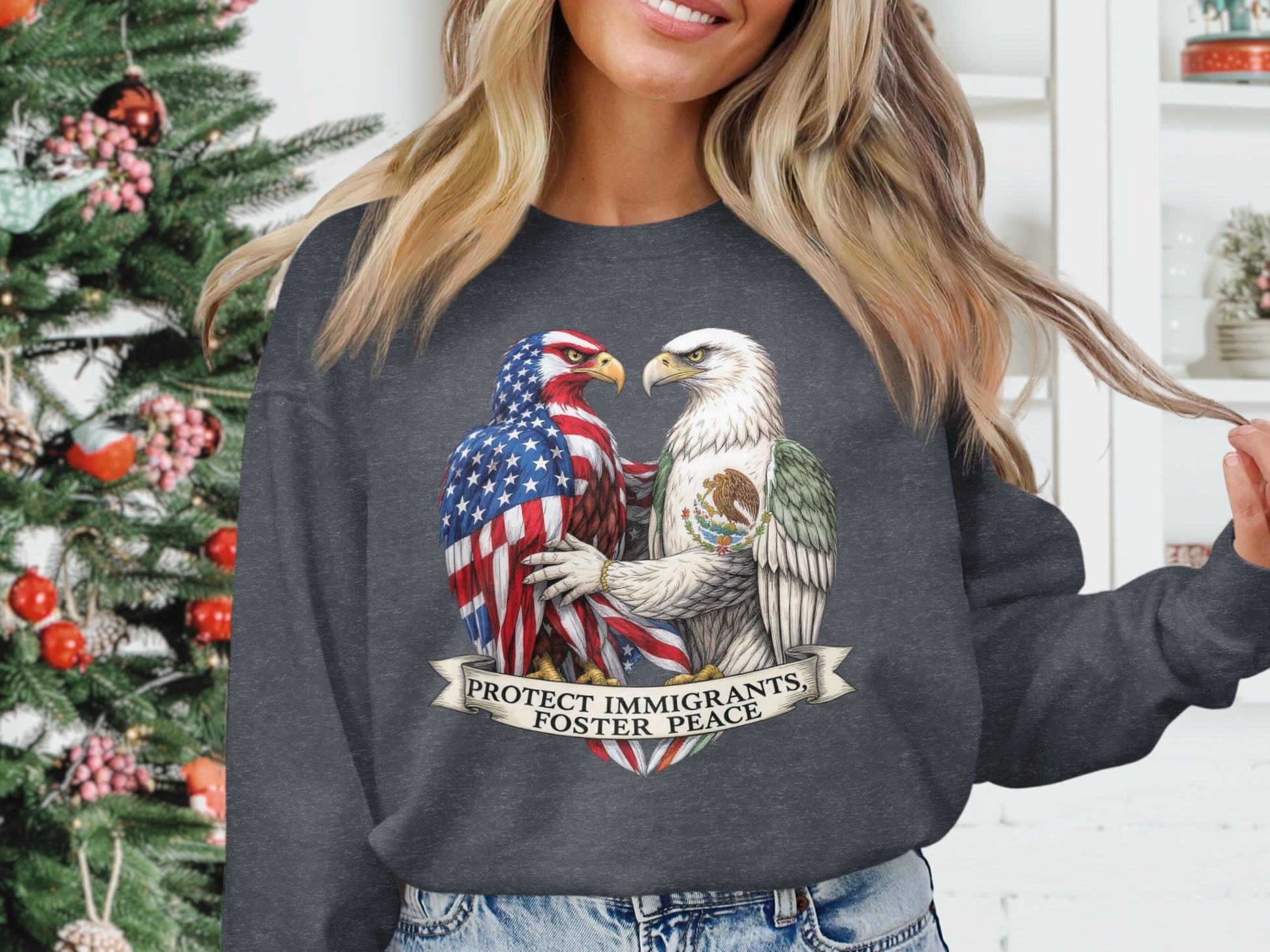 Protect Immigrants Foster Peace Sweatshirt product