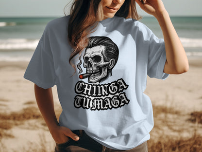 Chinga Tumaga Skull Design Unique T-shirt product