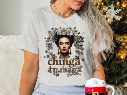 Stylish Chinga Tu Maga Graphic Tee for Casual Wear