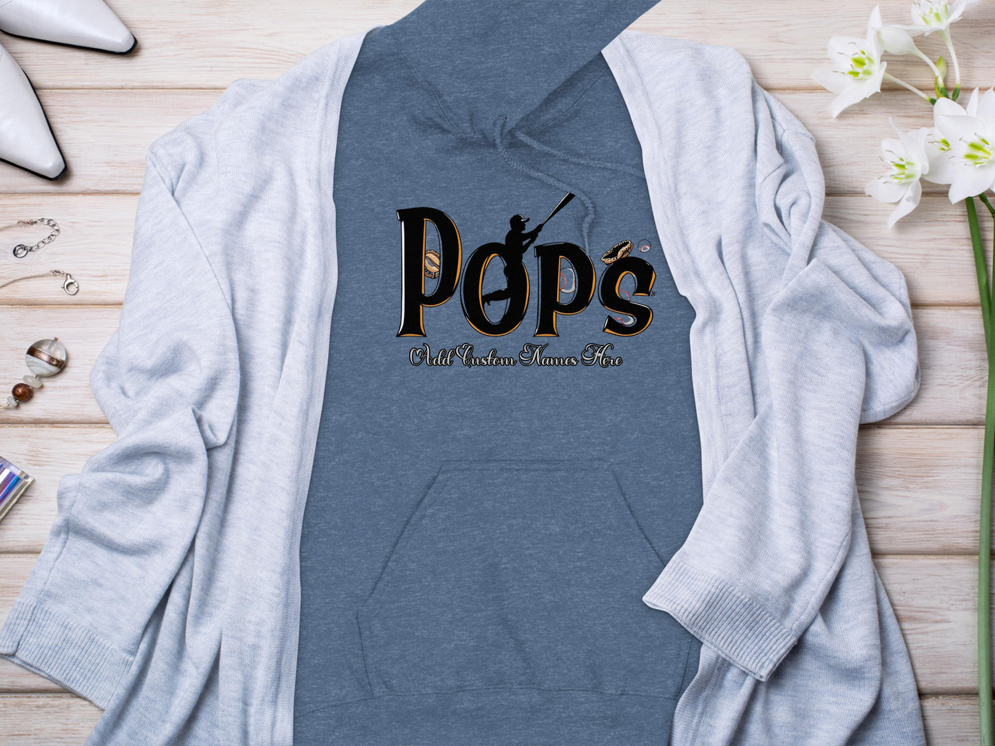 Pops Casual Hoodie Classic Style Graphic Print product
