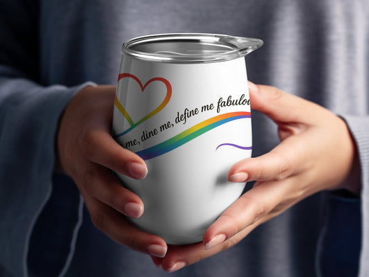Colorful Heart Design Insulated Drink Tumbler product type