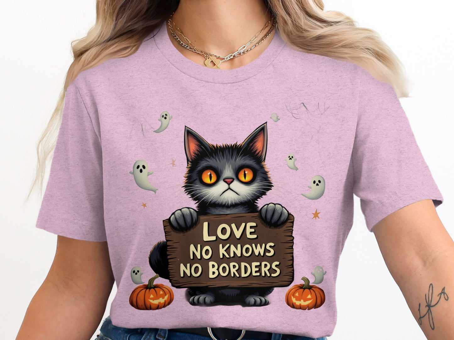 Love No Knows No Borders Halloween T-shirt product type