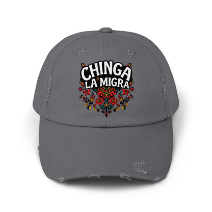 Chinga La Migra Embroidered Dad Hat product type