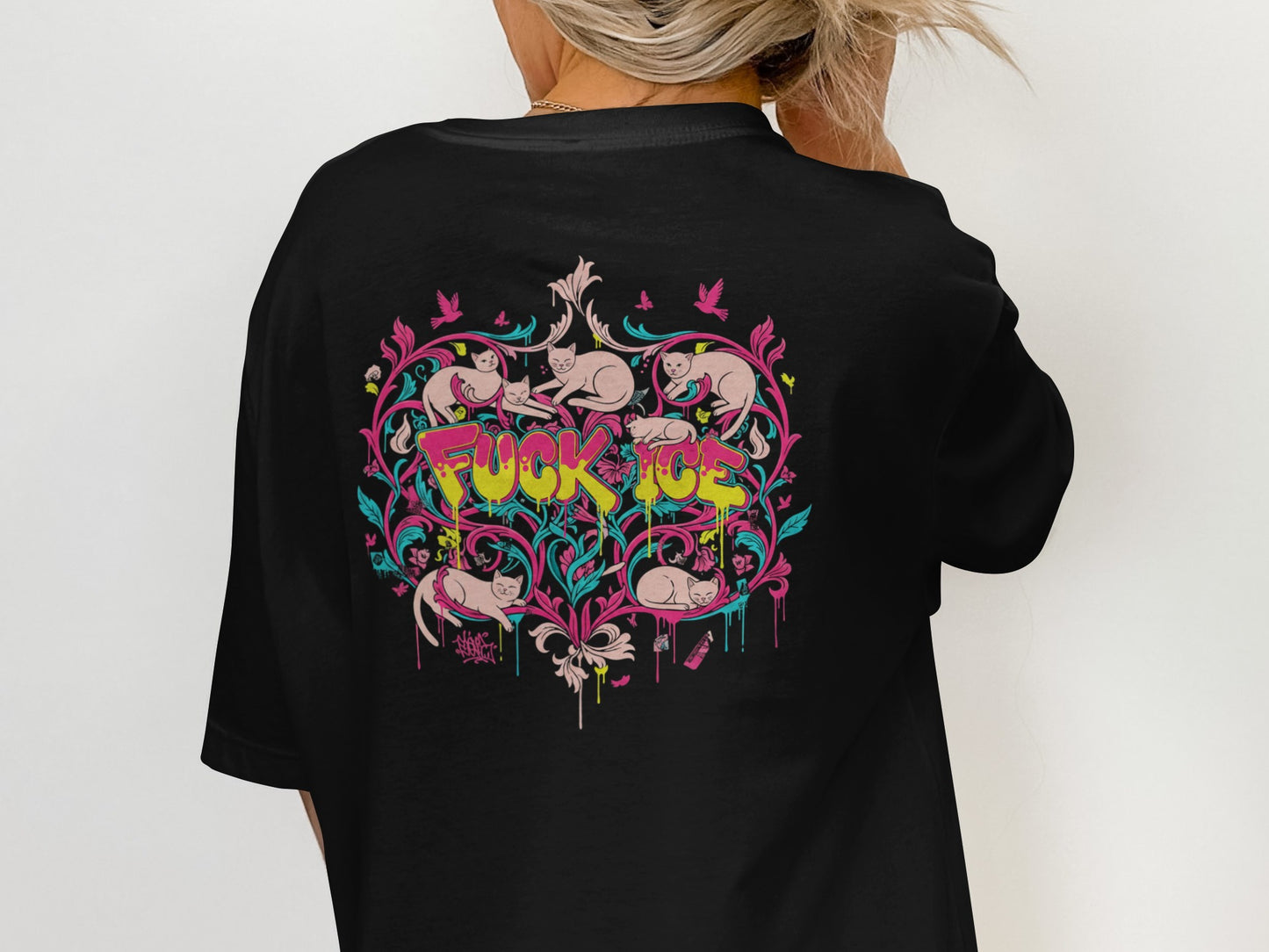 Artistic Design Statement T-Shirt with Unique Artwork