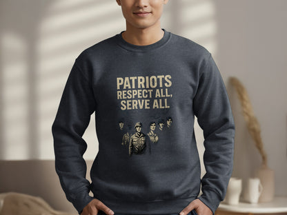 Patriots Respect All Serve All Sweatshirt product type