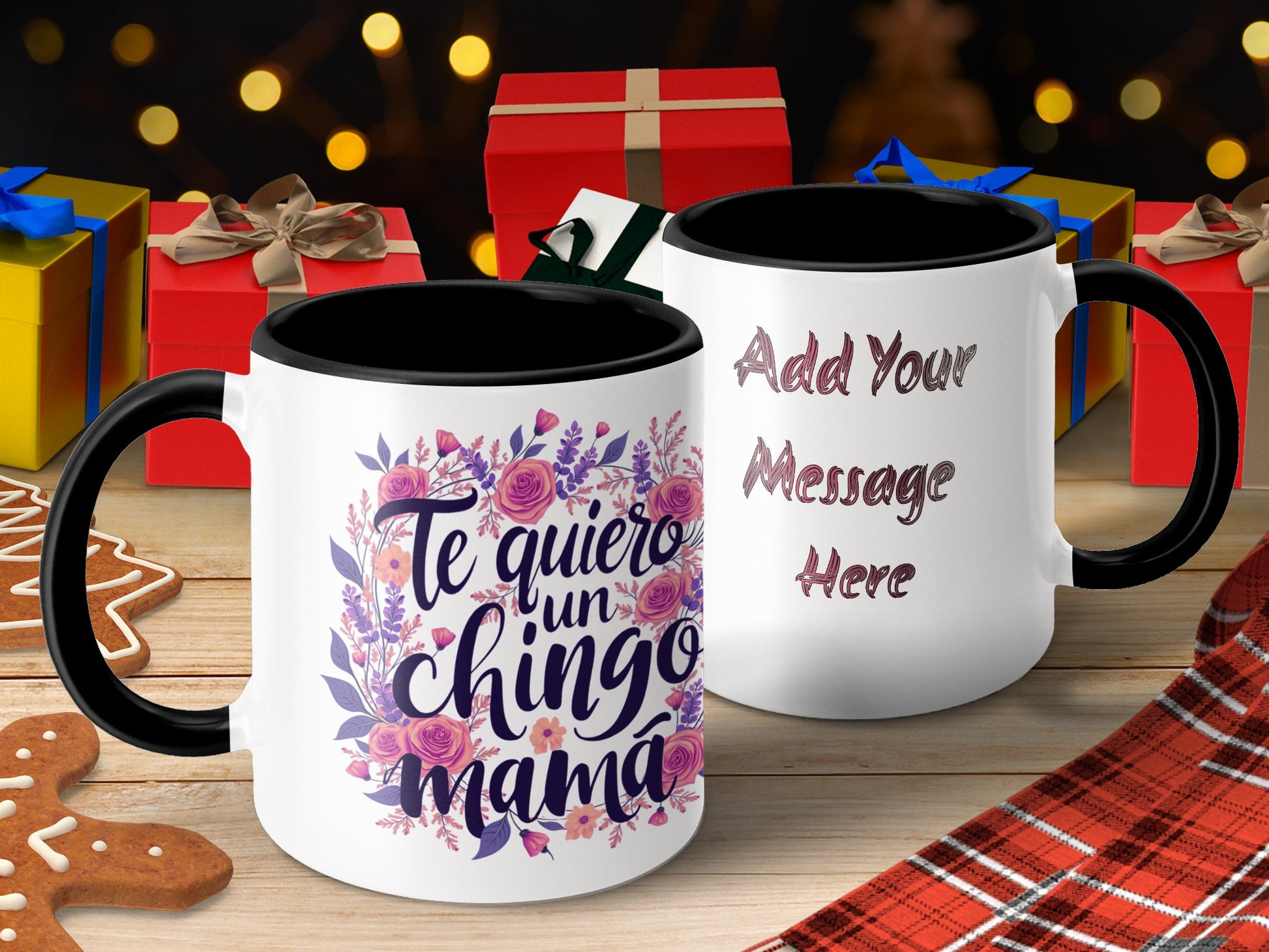 Te Quiero Un Chingo Mama Customizable Mug product type