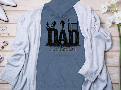 Custom Personalized Dad Hoodie Sports Theme product