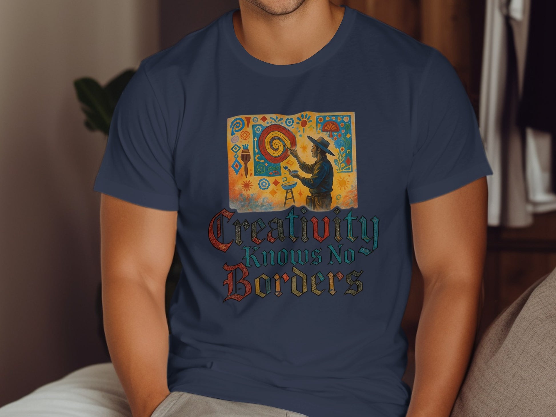 Creativity Knows No Borders Graphic T-Shirt product type