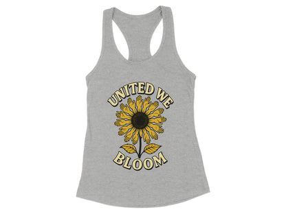 United We Bloom Sunflower Tank Top