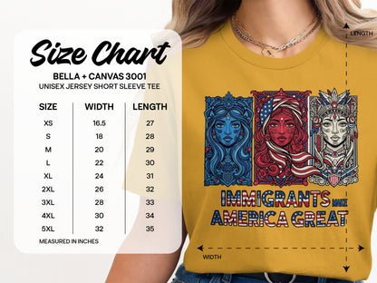 Immigrants Make America Great graphic t-shirt