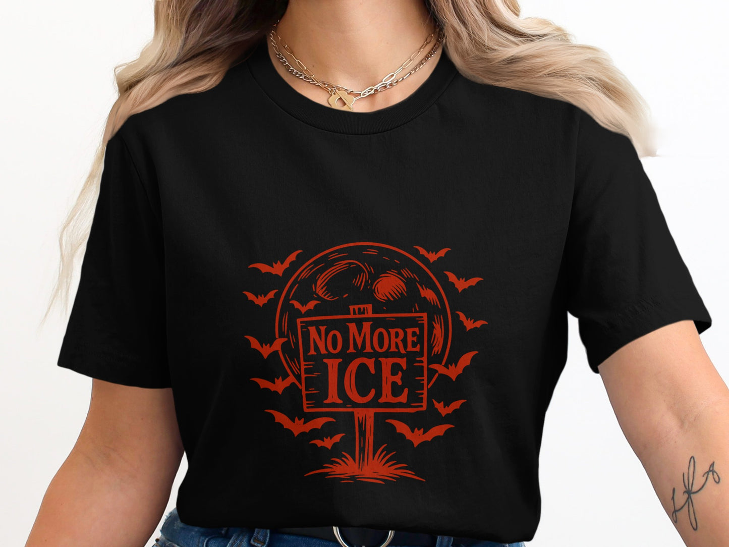 No More Ice T-shirt with Halloween Theme product