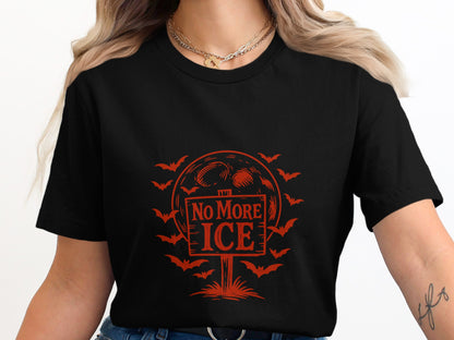 No More Ice T-shirt with Halloween Theme product