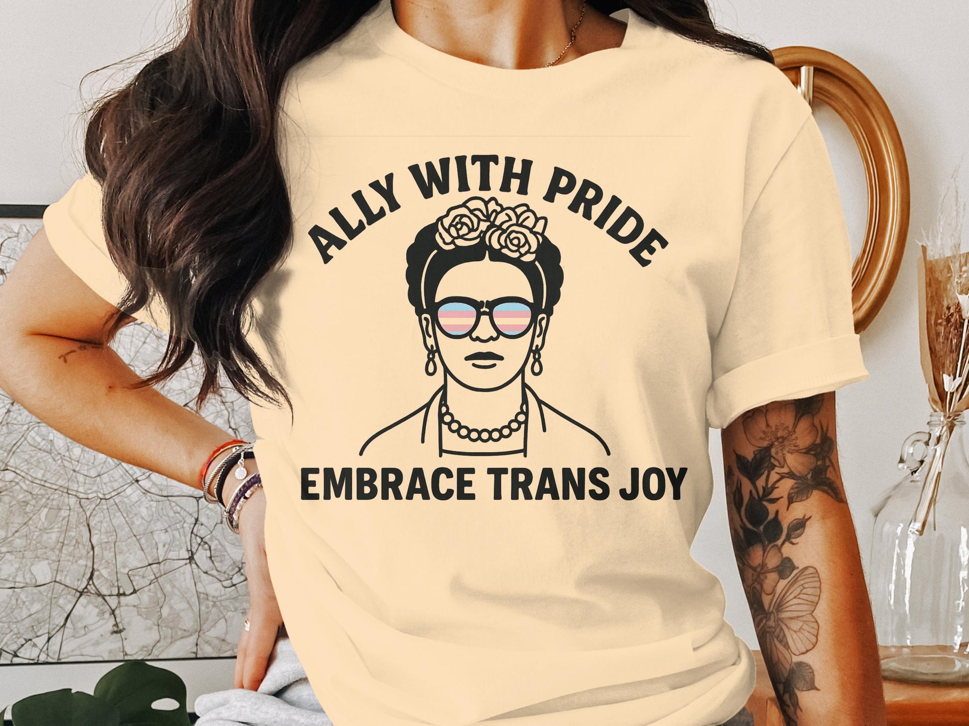 Ally With Pride Embrace Trans Joy Shirt product