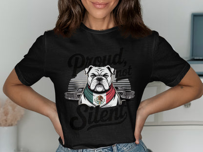 Proud Not Silent Bulldog Graphic T-shirt product