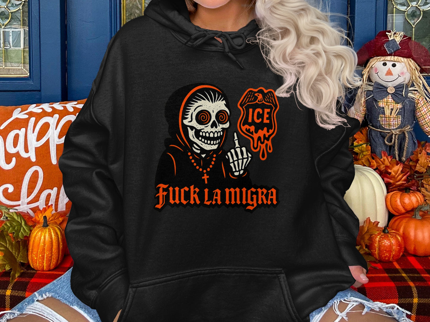 Bold Statement ICE Skeleton Graphic Hoodie product