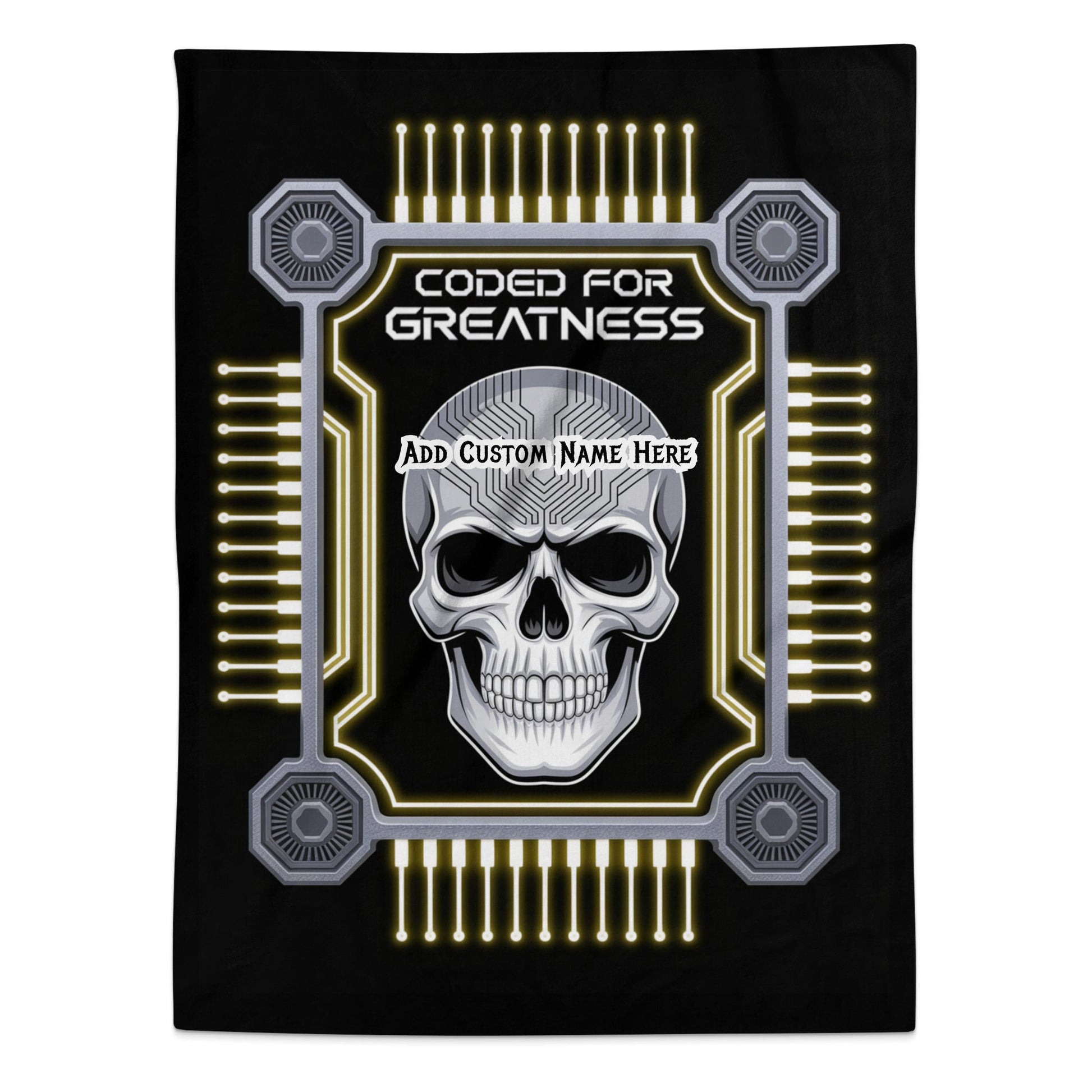 Coded for Greatness Skull Customizable Product