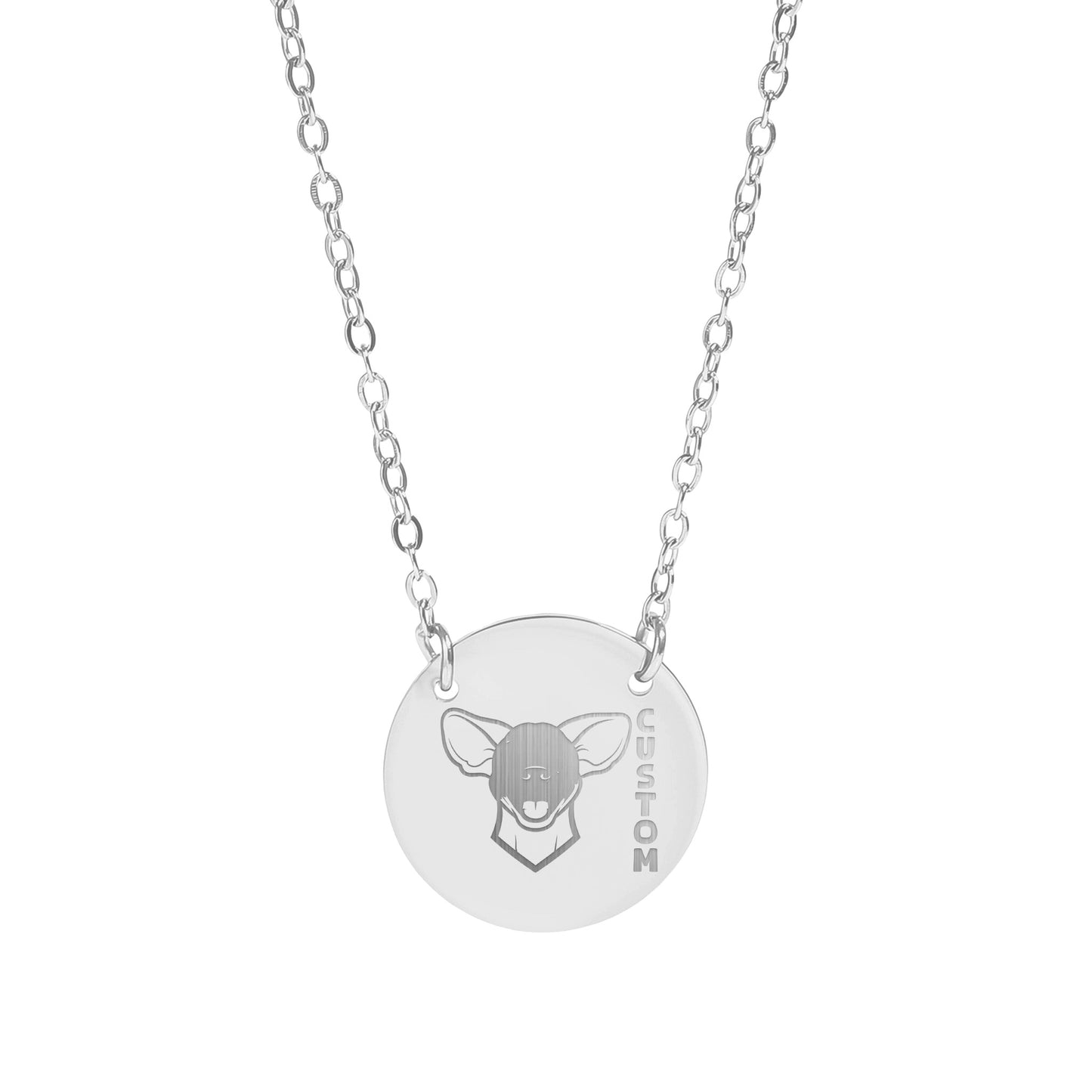 Dog Face Custom Personalized Necklace Gift Idea