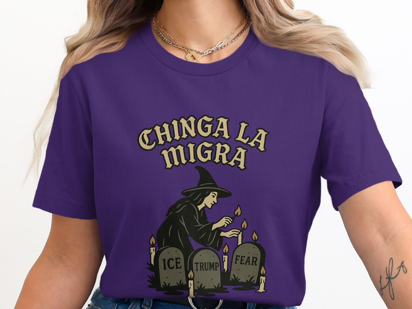 Chinga La Migra Graphic T-Shirt product type
