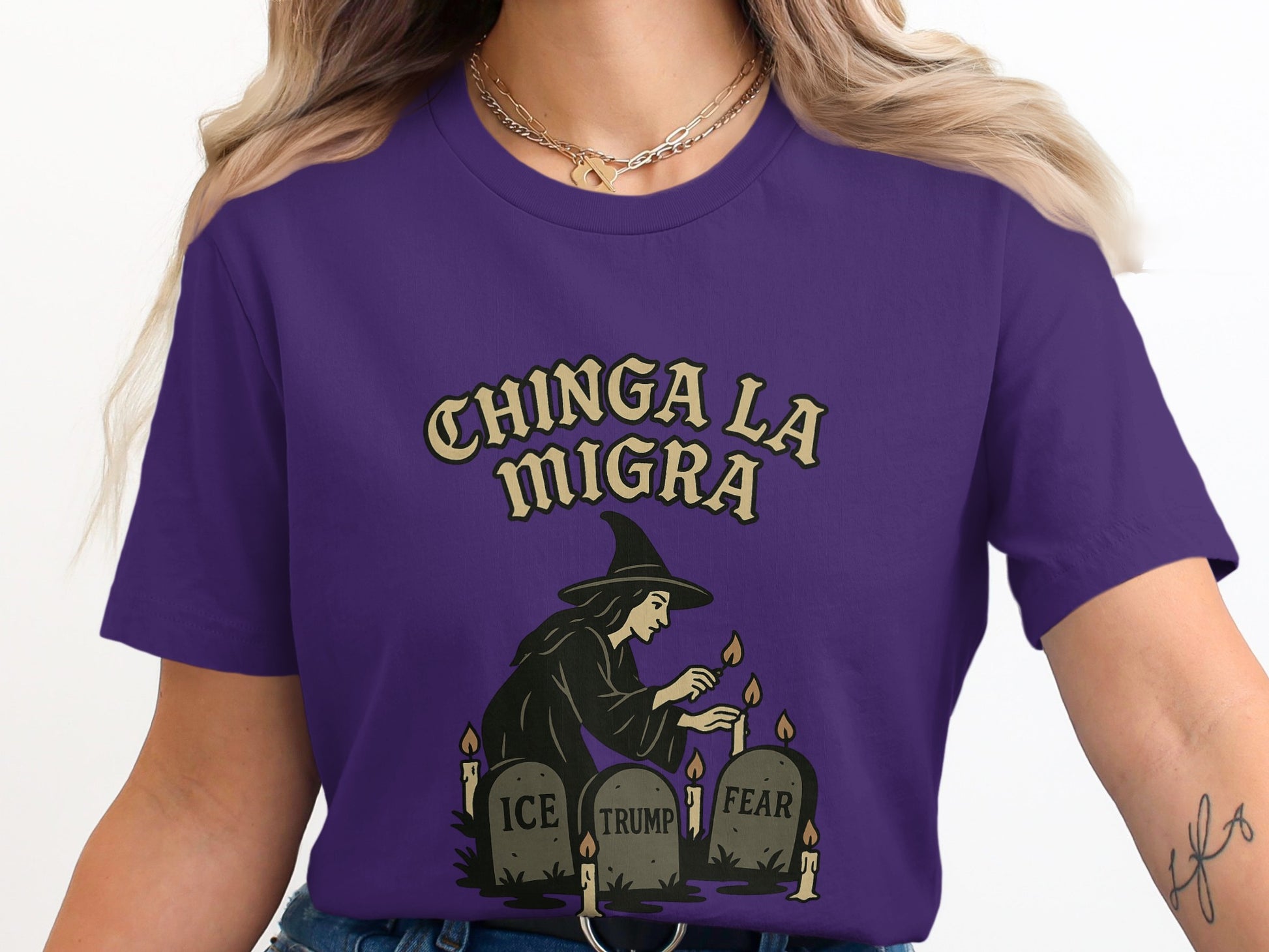 Chinga La Migra Graphic T-Shirt product type