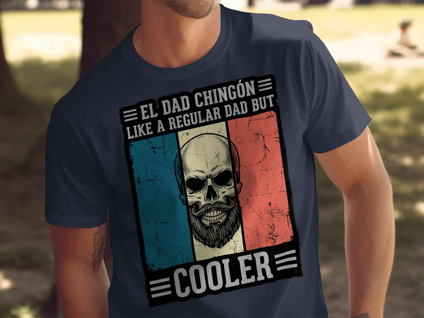 El Dad Chingón T-Shirt | Funny Father's Day Gift El Dad Chingón - Father's Day Cool Dad T-Shirt