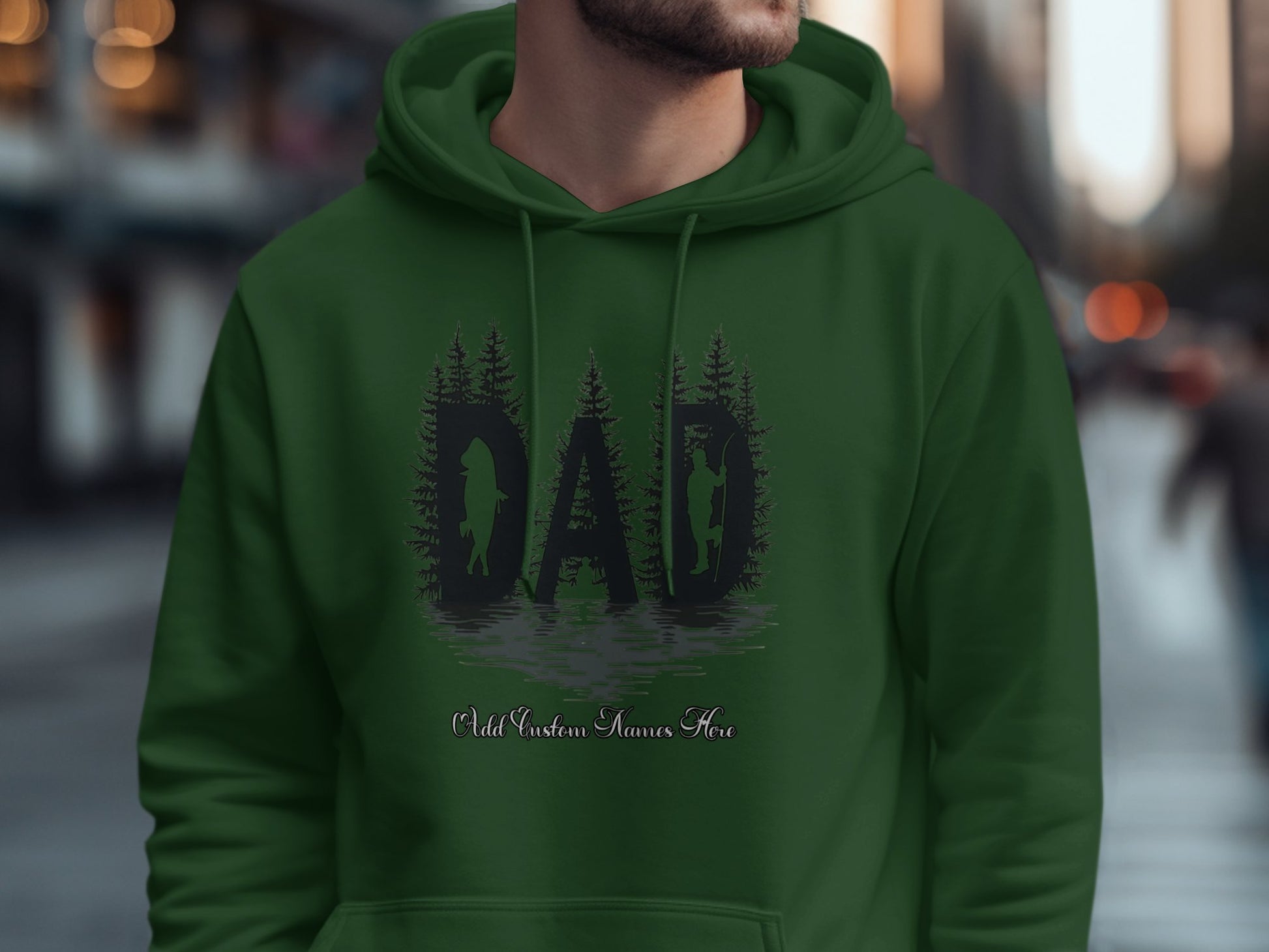 Dad Nature Graphic Fishing Hoodie product