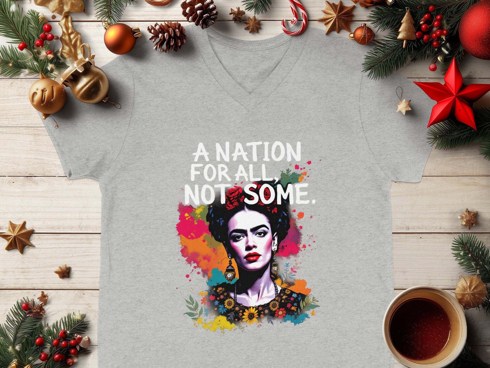 A Nation For All Not Some Shirt with Colorful Art