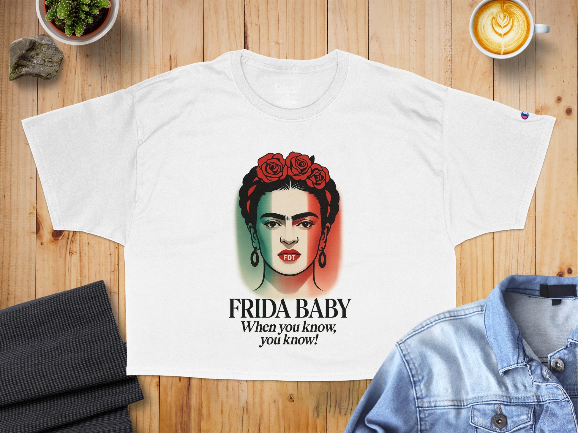 Frida Baby design with roses portrait style product type