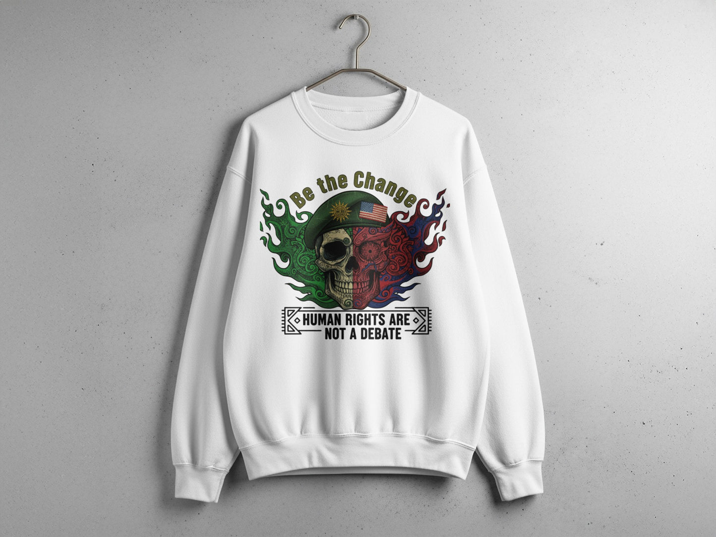 Be the Change Human Rights Are Not A Debate Shirt