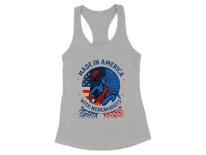 Made in America with Mexican Roots Graphic Tank Top
