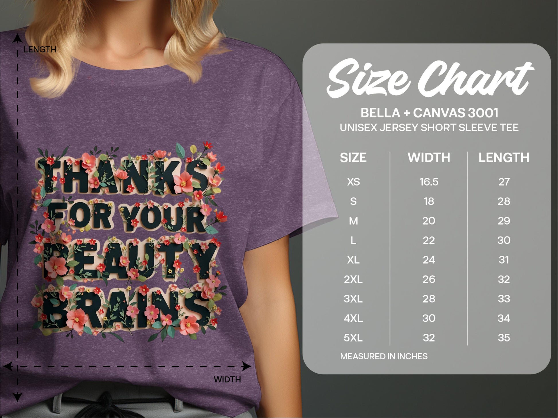 Thanks For Your Beauty Brains Short Sleeve Tee product
