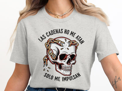 Las Cadenas No Me Atan Skull Unisex T-Shirt product
