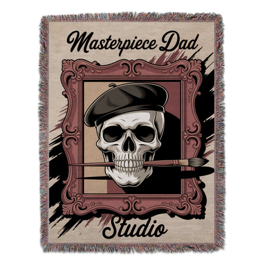 Masterpiece Dad Studio Skull Graphic Throw Blanket product