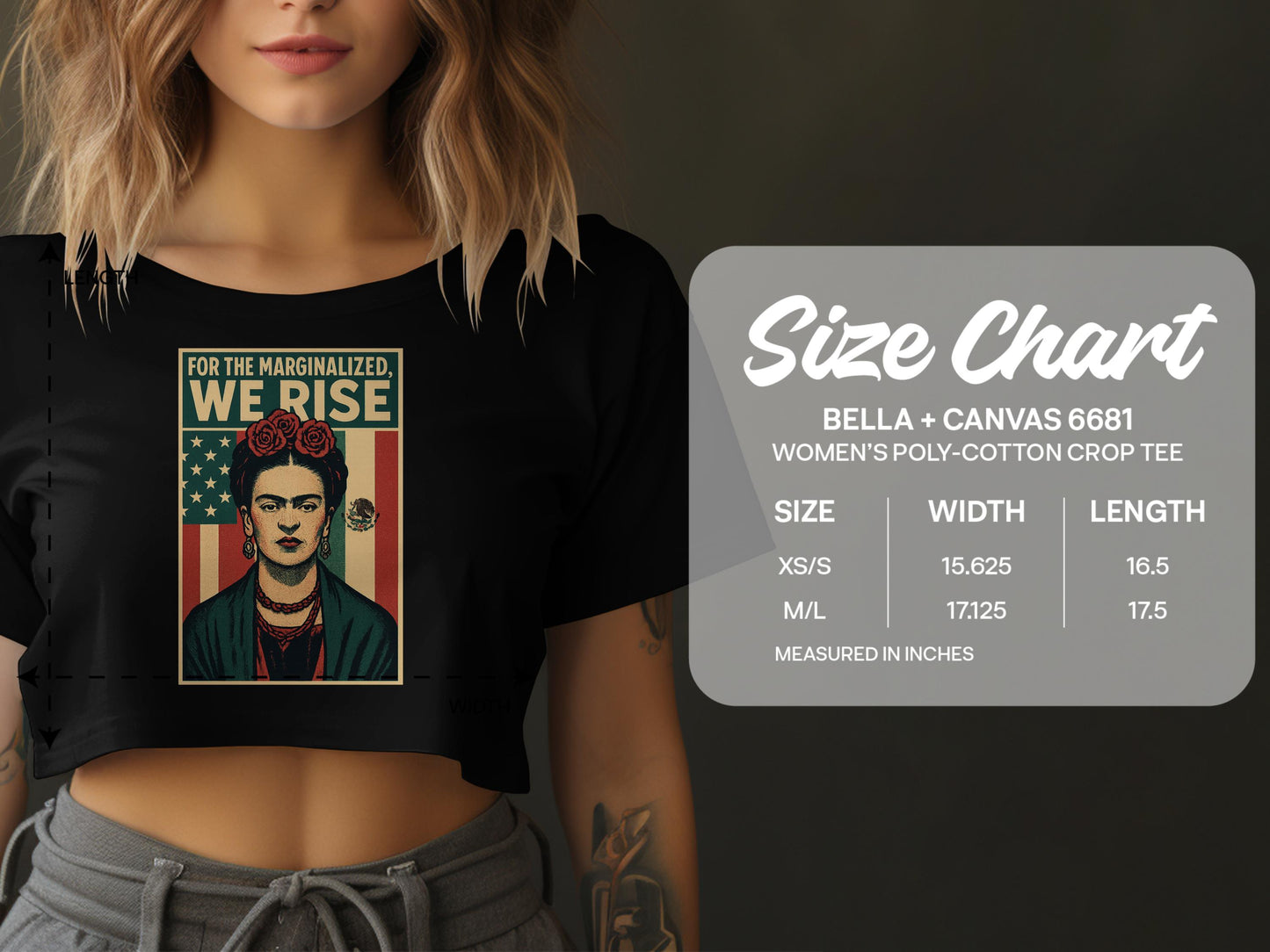 Women's Bella Canvas 6681 For the Marginalized We Rise product