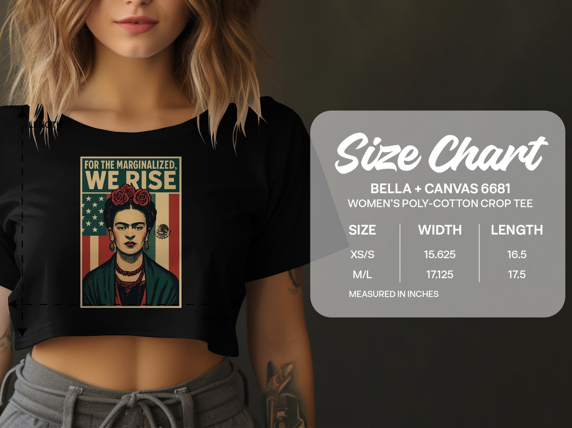 Women's Bella Canvas 6681 For the Marginalized We Rise product