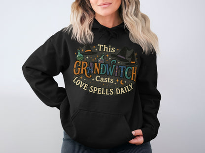 This Grandwitch Casts Love Spells Daily Hoodie product type