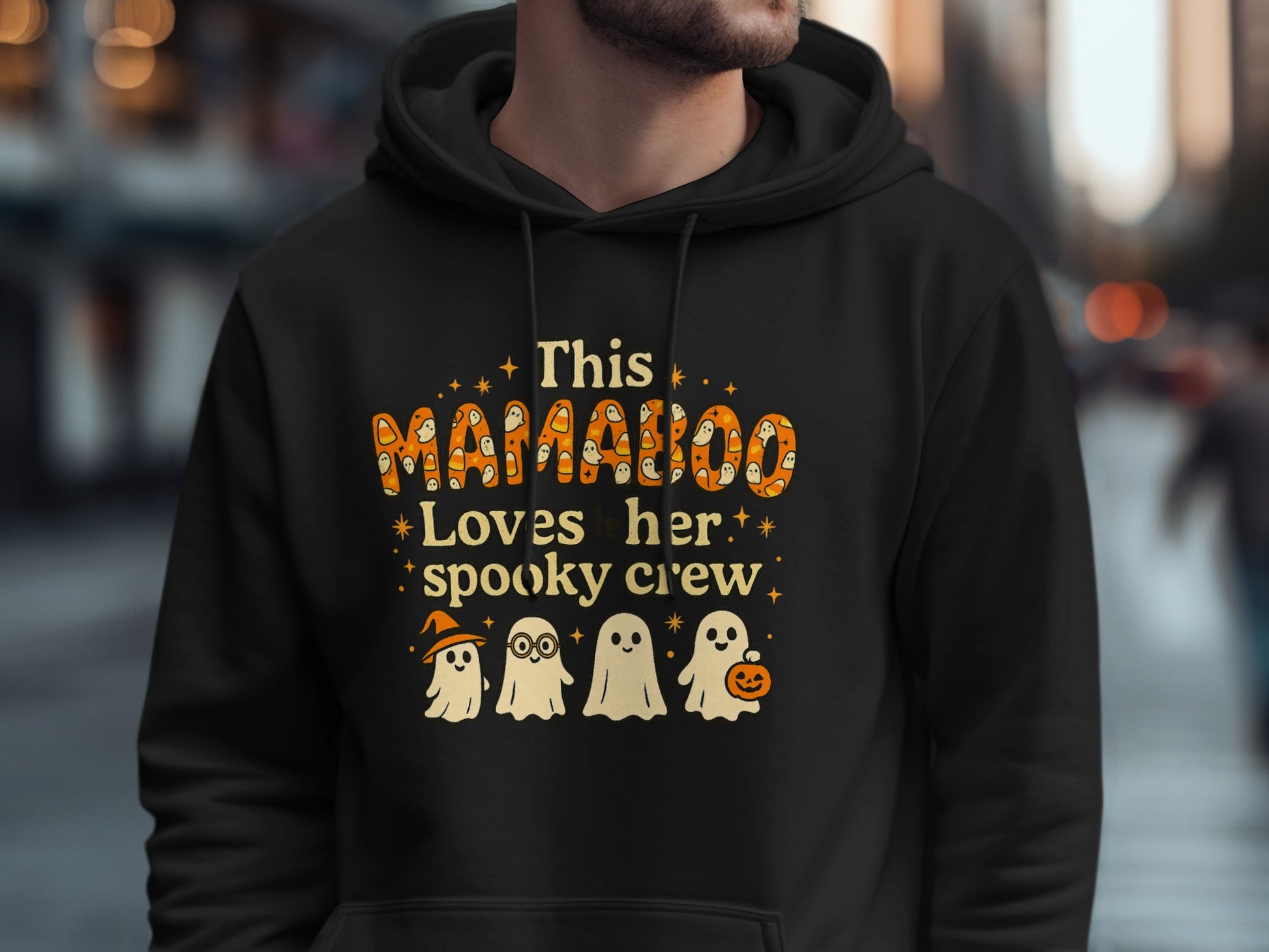This Mamaboo Loves Her Spooky Crew Hoodie product type