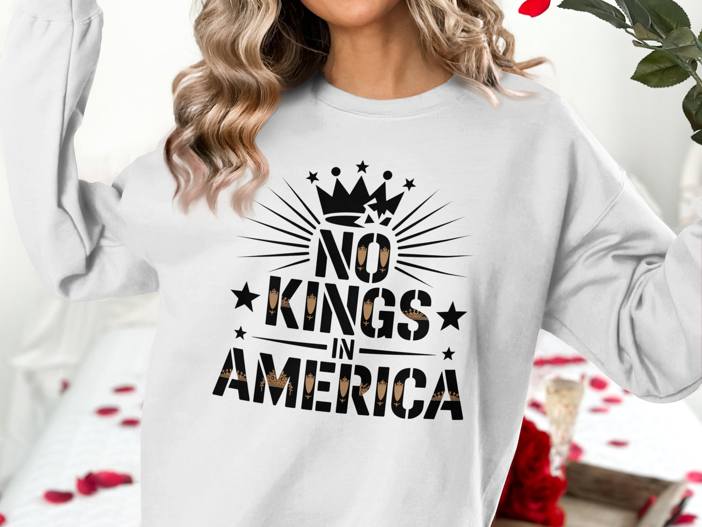 No Kings in America Graphic Sweatshirt product