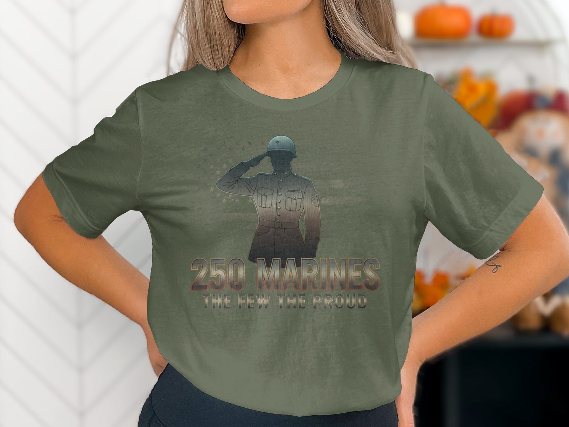 250 Marines The Few The Proud Graphic T-shirt