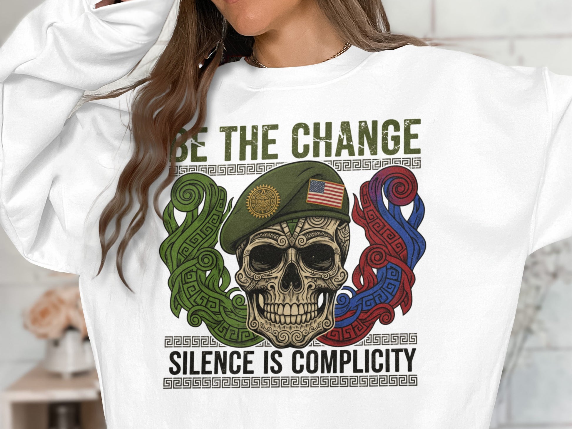 Be the Change Silence is Complicity Sweater